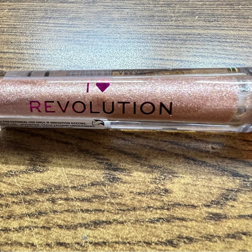 I Love Revolution Angel Metallic Lip Gloss “White Wings”